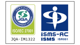 ISO/IES 27001マネジメントシステム登録証（登録証番号：JQA-IM1322）